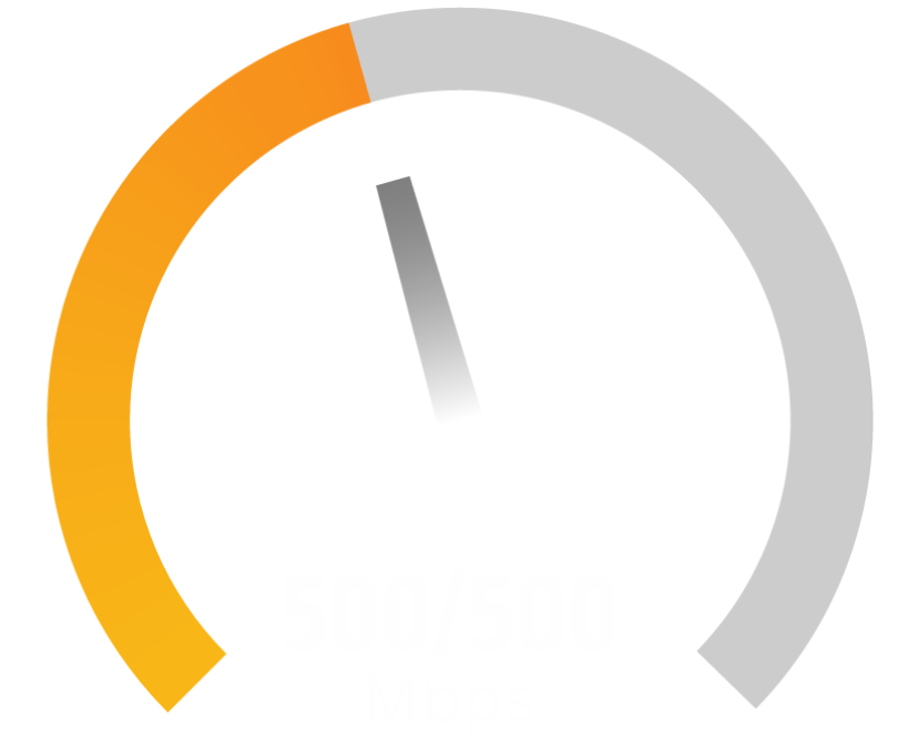 500 Mbps Home Internet Upload and Download Speeds