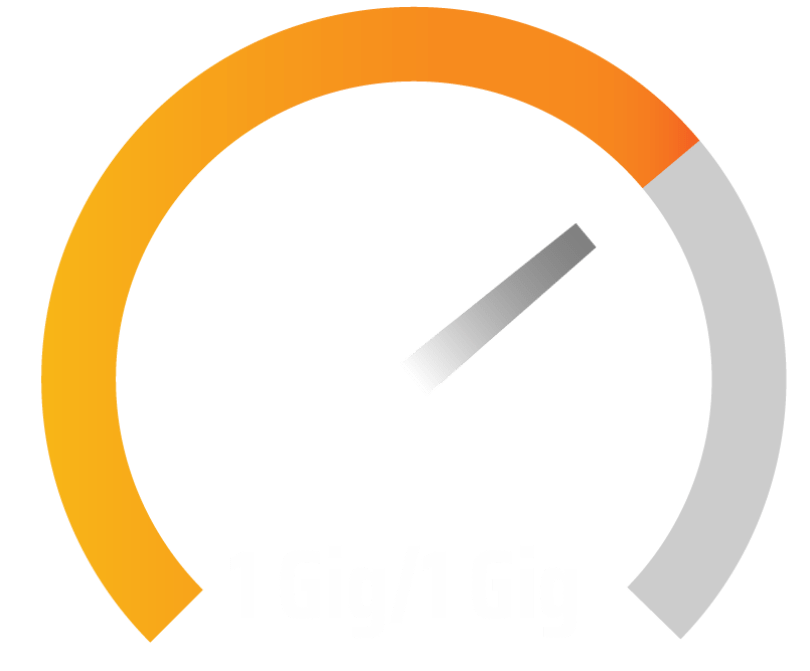 1 Gig Home Internet Upload and Download Speeds