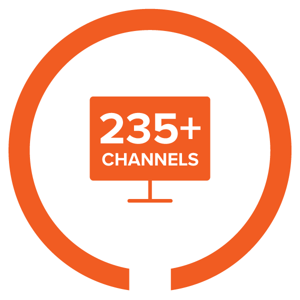 Vexus TV Digital Preferred TV service icon | with Vexus digital Preferred TV enjoy access to over 235 channels