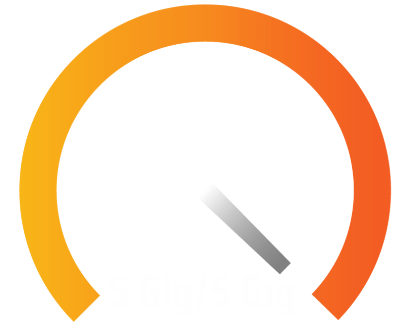 5 Gig Home Internet Upload and Download Speeds
