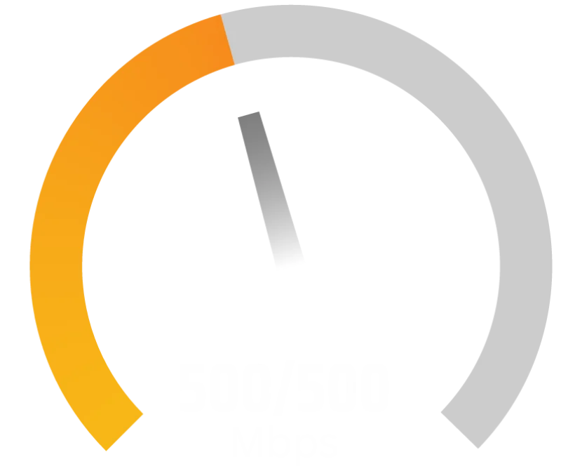 500 Mbps Home Internet Upload and Download Speeds