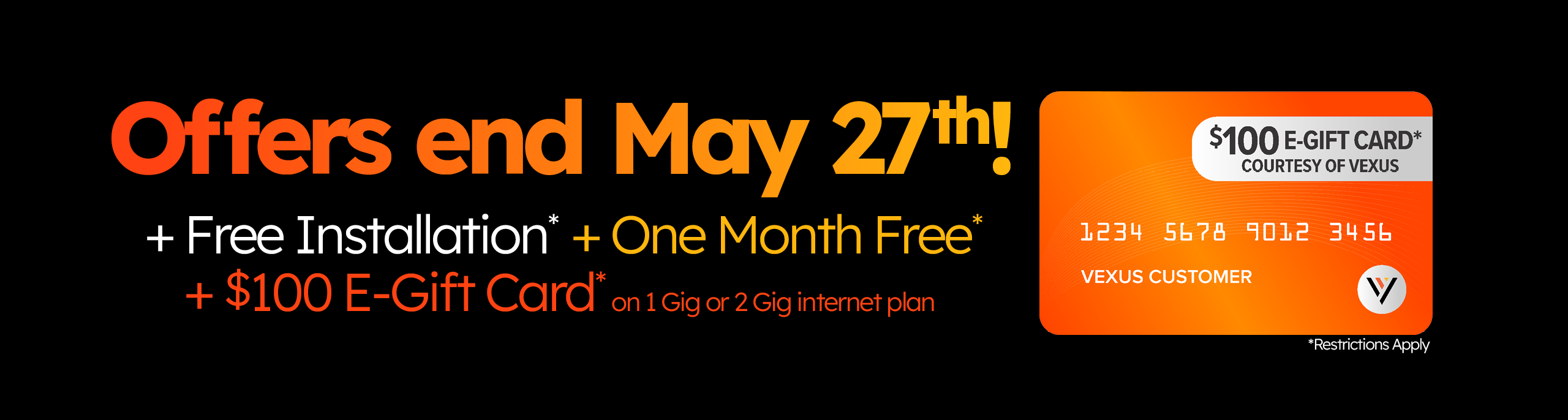 Vexus Internet Deals 2025