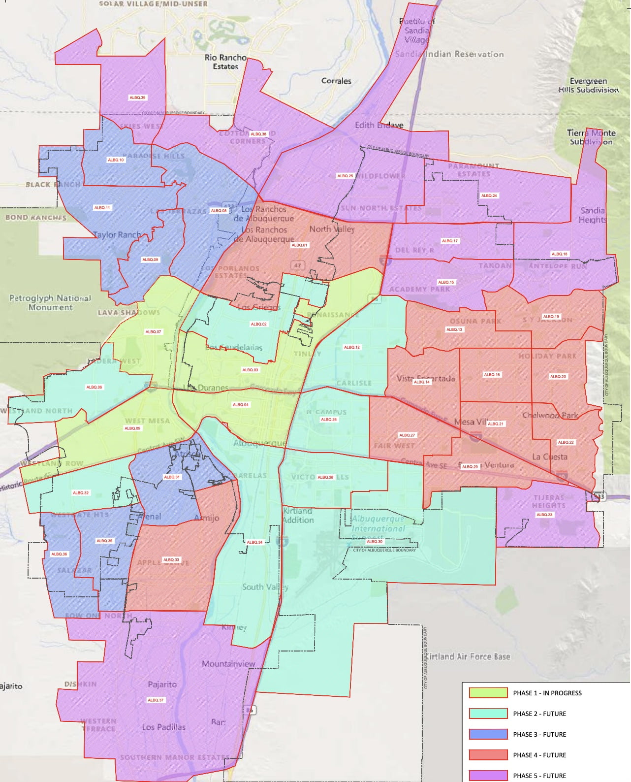New Mexico Fiber Map